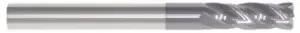 206-603306: 3/4 Dia, 1-1/2 LOC, 4 OAL, 4-Flt, .02 Corner Rad Carbide End Mill- Single End, 30 Deg. Helix, AlTiN, USA